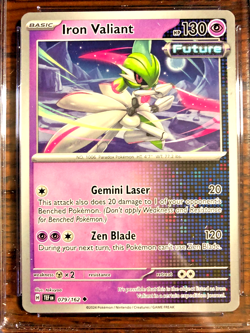 Iron Valiant Uncommon #079 - CGC MINT 9 - 2024 SV Temporal Forces - Pokemon TCG - Image 2