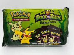 2023 Pokemon TCG Halloween Trick or Trade Booster Bundle 50 Packs Sealed - Image 1