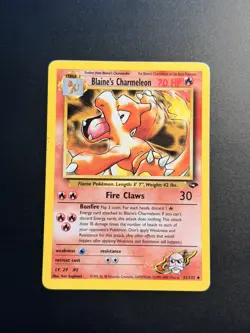 Blaine's Charmeleon 31/132 Gym Challenge Pokemon TCG Common/Uncommon VG Cond - Image 1