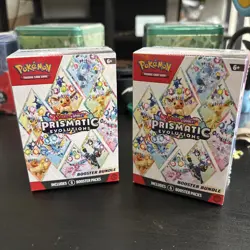 2 Pokemon TCG Scarlet & Violet Prismatic Evolutions Booster Bundle. Sealed - Image 1