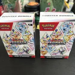 2 Pokemon TCG Scarlet & Violet Prismatic Evolutions Booster Bundle. Sealed - Image 2