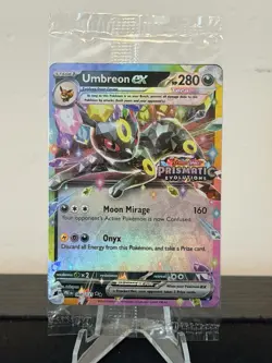 Pokemon Prismatic Evolutions Umbreon ex 60/131 Surprise Box Stamped Promo Sealed - Image 1