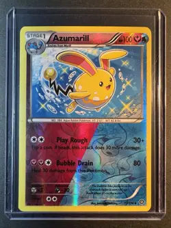 Azumarill - 77/114 - XY Steam Siege Reverse Holo Pokemon TCG - NM - Image 1