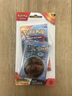 Pokemon TCG Surging Sparks Single Pack Blister ( Wooper ) Sealed Booster Pack - Image 1
