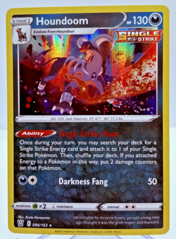 Houndoom 096/163 - Holo Rare - Pokemon TCG - Battle Styles - NEAR MINT - Image 1