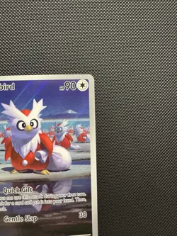 Pokemon TCG Delibird 152/132 ME01: Mega Evolution Illustration Rare Near Mint - Image 3