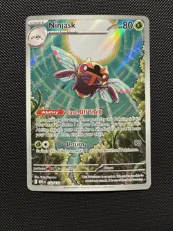 Pokemon TCG Ninjask 137/132 Me01: Mega Evolution Illustration Rare Near Mint - Image 1