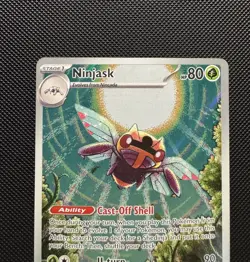 Pokemon TCG Ninjask 137/132 Me01: Mega Evolution Illustration Rare Near Mint - Image 2
