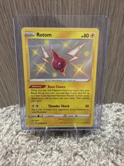 Pokemon TCG Rotom Shining Fates SV038/SV122 Holo Shiny Holo Rare - Image 1