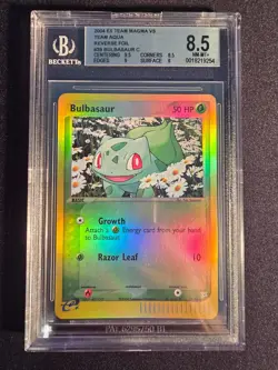 Pokemon TCG Bulbasaur 39/95 Team Magma vs Team Aqua Reverse Holo BGS 8.5 English - Image 1