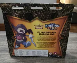 Pokemon Shining Fates Shiny Galarian Mr.Mime Mad Party Pin Collection Box #1 - Image 3