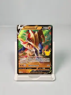 Zamazenta V 018/025 Ultra Rare Celebrations 25th Anniversary Pokemon 2021 - Image 1