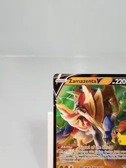Zamazenta V 018/025 Ultra Rare Celebrations 25th Anniversary Pokemon 2021 - Image 2