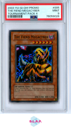 THE FIEND MEGACYBER TOURNAMENT PACK 4 YU-GI-OH! PRM 2003 005 PSA 9 - Image 1