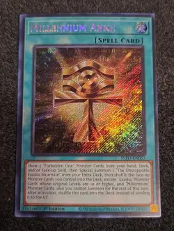 Yugioh Millennium Ankh INFO-EN053 Secret Rare 1st Edition NM - Image 1