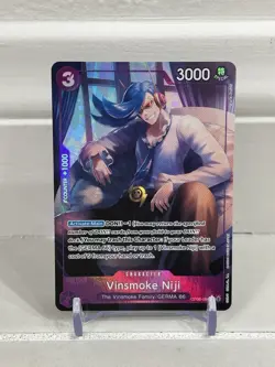One Piece - Vinsmoke Niji (Full Art Holo) OP06-064 C Alt The Best PRB-01 English - Image 1