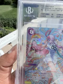 One Piece Awakening of the New Era Uta SP BGS 10 Secret Special Alternate Art - Image 3