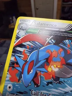 Salamance - XY59 - Holo SWIRL Black Star Promo Pokemon Card. LP - Image 3