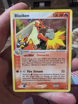 Pokemon TCG Blaziken Holo Rare Card EX Ruby Sapphire 3/109 MP-HP. - Image 1