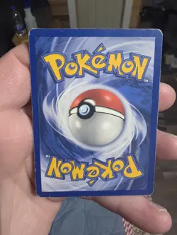 Pokemon Team Rockets Meowth 18 Black Star Promo Rare Card WOTC HP - Image 2