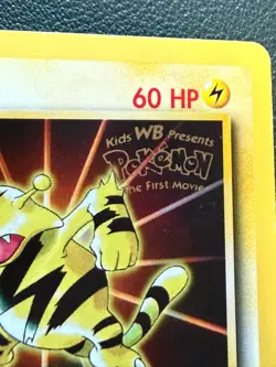 Pokemon Card Electabuzz WoTC LP Black Star Promo 2 WB Gold Stamp The First Movie - Image 2