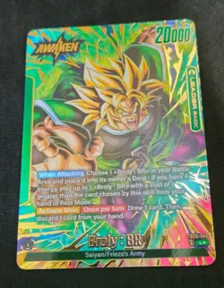 Broly: BR FB06-048 (L*) Alt Art Leader Dragon Ball DBZ Card Rivals Clash Eng - Image 1