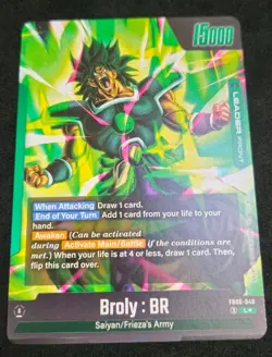 Broly: BR FB06-048 (L*) Alt Art Leader Dragon Ball DBZ Card Rivals Clash Eng - Image 2