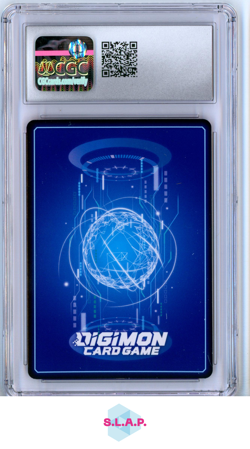 OMNIMON X-ANTI-BODY BATTLE OF OMNI ALTERNATE ART BT5-111 DIGIMON CARD GAME CGC 9 - Image 2