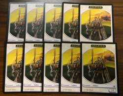 MTG Shards Of Alara Soldier Token x10 (2008) Excellent - NM Condition - Image 1