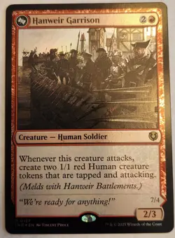 Hanweir Garrison INR #157 Rare Foil NM+ - Image 1