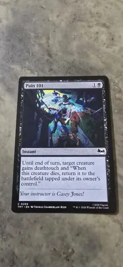 Pain 101 Teenage Mutant Ninja Turtles Regular Instant Common MTG NM - Image 1