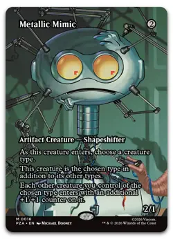 Metallic Mimic (Borderless) #16 (NM) PZA Magic MTG - Image 1
