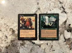 Mtg Arrogant Wurm And Smother Magic the Gathering Smother And Arrogant Wurm Hp - Image 1