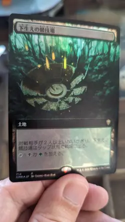 1x Extended Art FOIL Undergrowth Stadium Japanese NM - CMR Magic EDH - Image 1