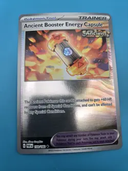 #159/182 Ancient Booster Reverse Holo Uncommon - Pokemon Paradox Rift NM - Image 1
