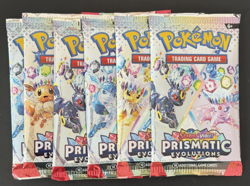 1 Pokemon TCG Scarlet & Violet Prismatic Evolutions Factory SEALED Booster Pack - Image 1