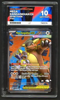 Pokemon Cards - ACE 10 Mega Kangaskhan EX 164/132 - Mega Evolution - Image 1