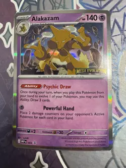 ALAKAZAM 003 POKEMON TCG MEGA EVOLUTION PROMO - Image 1
