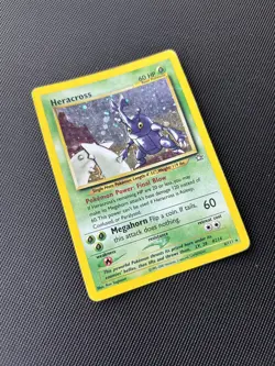 Pokemon Card Neo Genesis Set Holo Heracross 6/111 - Image 2