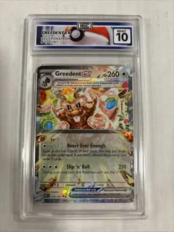 2023 Pokemon Greedent Ex #179 HGC 10 (sb2) - Image 1