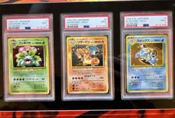 PSA 9 Sequential Set 1999 CD Promo Charizard Blastoise Venusaur Jap Pokemon - Image 2