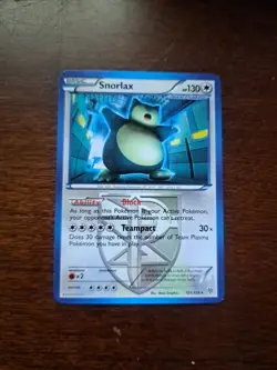 Snorlax (Team Plasma) 101/135 Rare Non-Holo Pokemon TCG Plasma Storm - Image 1