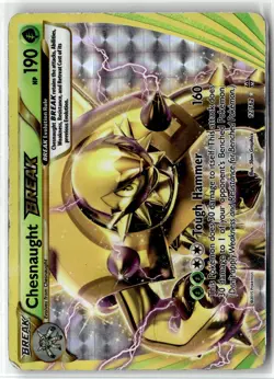 Chesnaught BREAK ⭐ 12/162 Rare BREAK BREAKthrough 2015 Pokemon MP - Image 1