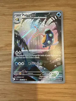 Pokemon TCG Black Bolt Palpitoad Illustration Rare Card 104/086 Black Bolt NM - Image 1