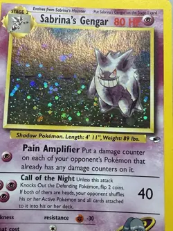 Pokemon TCG Sabrina's Gengar Gym Challenge Holo Rare 80 HP 14/132 Stage 2 - Image 2