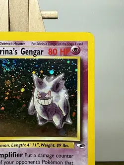 Pokemon TCG Sabrina's Gengar Gym Challenge Holo Rare 80 HP 14/132 Stage 2 - Image 3