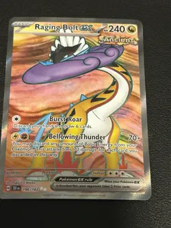 Pokemon Raging Bolt EX 196/162 SV05: Temporal Forces Holo - Image 1