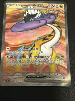 Pokemon Raging Bolt EX 196/162 SV05: Temporal Forces Holo - Image 3