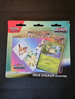 Pokemon TCG Prismatic Evolutions Tech Sticker Collection Leafeon - Image 1