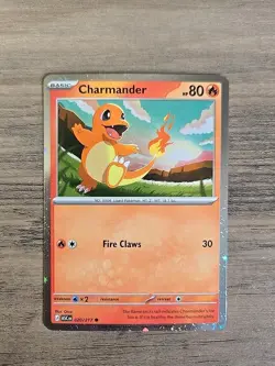 Pokemon TCG Charmander 020/217 Ascended Heroes Cosmo Holo Promo NM - Image 1